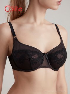 Бюстгальтер женский Conte Lingerie MIRAGE TB6108 черный 75E