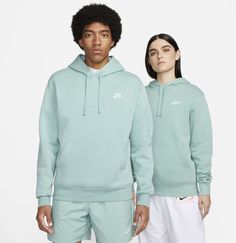 Худи мужское Nike M Sportswear Club Fleece Pullover Hoodie голубое S