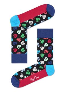 Носки унисекс Happy socks PewDiePie Sock PEW01 черные 36-40