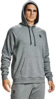 Худи мужское Under Armour Rival Fleece Hoodie серое XS