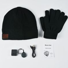 Комплект шапка и перчатки унисекс Grand Price 100102173 черный