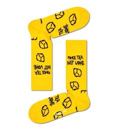 Носки унисекс Happy socks Hells Grannies Sock MPY01 желтые 36-40