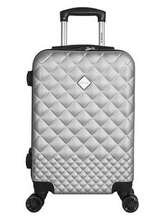 Чемодан унисекс Supra Luggage STS-1001 silver shine S