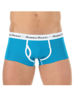 Хлопковые трусы-хипсы XXXL нежно-голубой Romeo Rossi