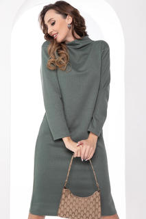 Платье женское LT Collection Дора зеленое 44 RU