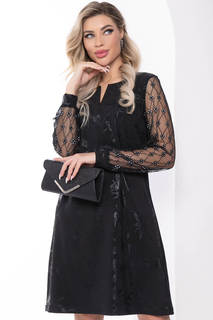 Платье женское LT Collection Моника черное 52 RU