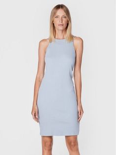 Платье женское G-Star Raw D21384-C678-6481 голубое XL