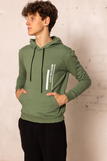 Худи мужское BLACKSI 2804 зеленое XXL