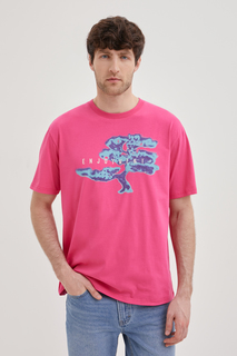 Футболка мужская Finn Flare FBE21069-1P розовая XL