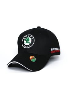 Бейсболка унисекс VENERA+ Skoda5 черная, one size