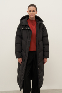Пуховик-пальто женский Finn Flare FAD11097 черный XL