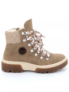 Ботинки женские Rieker X8647-64 бежевые 7 UK