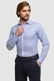 Рубашка мужская Kanzler 4S-401SL-1127-15 синяя 42