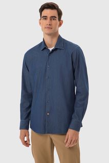 Рубашка мужская Kanzler 4S-408SL-1145-12 голубая 45