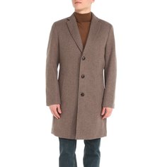 Пальто мужское Maison David ML8226 коричневое XL