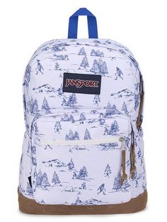 Рюкзак женский JanSport Right Pack белый, 47х37х12 см