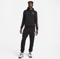 Костюм мужской Nike M Club Fleece Gx Track Suit черный XL