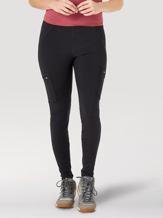 Леггинсы женские Wrangler Women Cargo Legging черные L