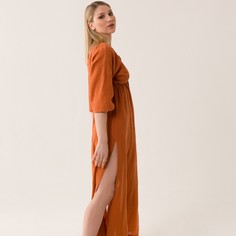 Платье женское JCOS ТС00030 оранжевое M