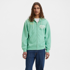 Толстовка мужская Levis Men Relaxed Graphic Zip Up Hoodie зеленая L Levis®