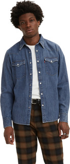 Рубашка мужская Levis Men Barstow Western Standard Shirt синяя XL Levis®