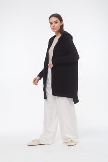 Кардиган женский Shoppingcore M001 bla черный 44-50 RU