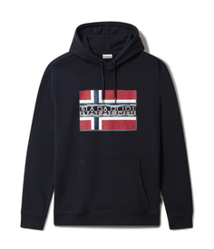 Худи мужское Napapijri Bench H синее L