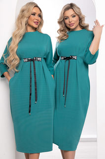 Платье женское LT Collection Алисия бирюзовое 52 RU