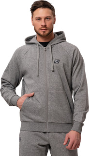 Толстовка мужская RANK Competitor French Terry FZ Hoodie серая M