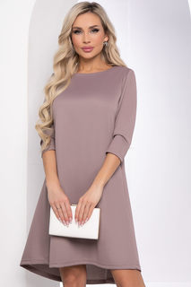 Платье женское LT Collection Леди Элегант бежевое 44 RU