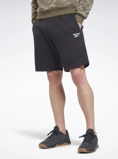 Спортивные шорты мужские Reebok Identity French Terry Shorts черные S/M