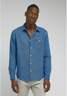 Рубашка мужская Lee Men Riveted Shirt синяя S