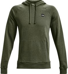 Худи мужское Under Armour Rival Fleece Hoodie зеленое XS