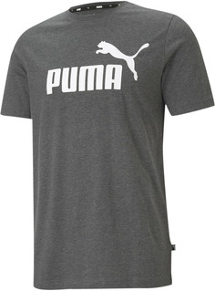 Футболка мужская Puma Ess Heather Tee серая XS