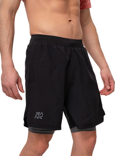 Спортивные шорты мужские RANK 2-in-1 Short черные XL