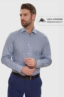 Рубашка мужская Kanzler 2S-408SL-1157-15 синяя 41