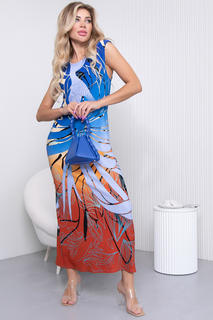 Платье женское LT Collection Нари разноцветное 50 RU