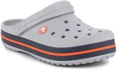 Сабо унисекс Crocs Crocband серые M7 US; W9 US