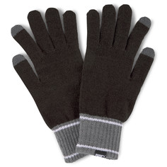 Перчатки унисекс PUMA Knit Gloves серые, р. 8-9