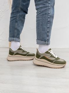 Кроссовки женские Lonza footwear BK-309 зеленые 41 EU