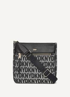 Сумка женская DKNY R33E2A62, серый/черный