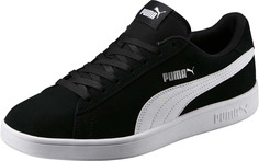 Кеды унисекс PUMA Smash v2 черные 4.5 UK