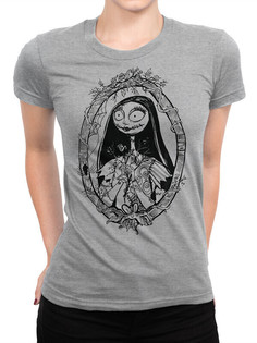Футболка женская Dream Shirts Салли - Кошмар перед рождеством 1 серая 2XL