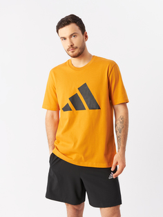 Футболка мужская Adidas H34630 оранжевая M