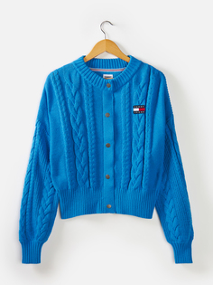 Кардиган женский Tommy Jeans DW0DW14263C2P голубой XS