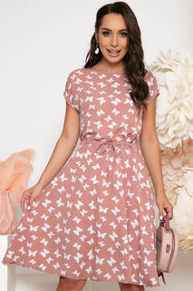 Платье женское LT Collection Хилена розовое 48 RU