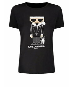 Футболка женская Karl Lagerfeld L8WHZ004 черная L