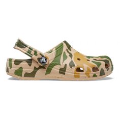 Сабо унисекс Crocs CR206454 коричнево-зеленые 42-43 RU