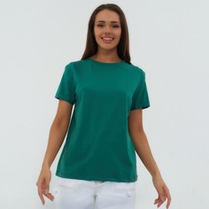 Футболка женская NoBrand 9836784 зеленая 44 RU