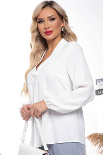 Блуза женская LT Collection Консуэло белая 48 RU